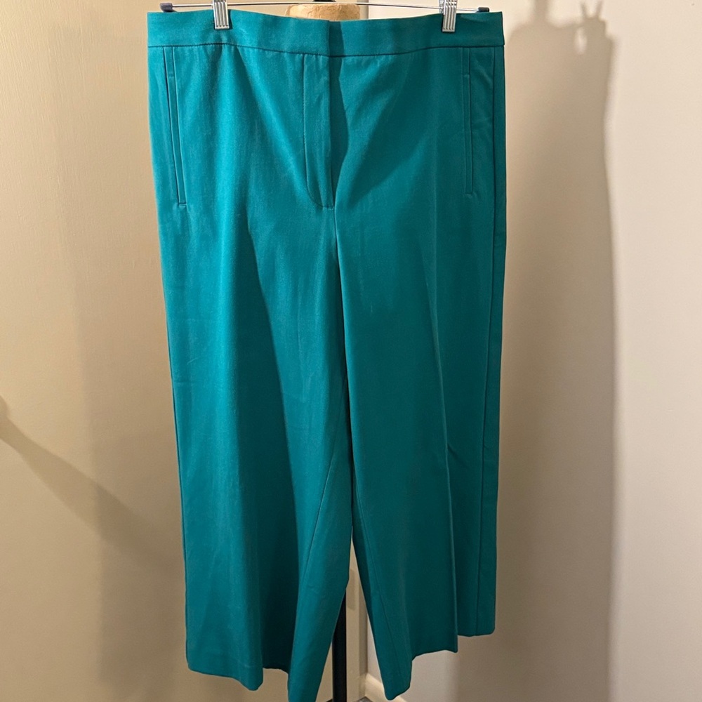 Ann Taylor Teal Wide Leg Pants